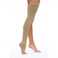 Чулок компрессионный с открытым мыском 1 класса компрессии арт. Ч1, цвет кремовый