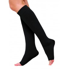 Гольфы компрессионные 3 класса компрессии (24-40 мм рт.ст.) с открытым мыском Центр Компресс арт. Г3(п), цвет черный