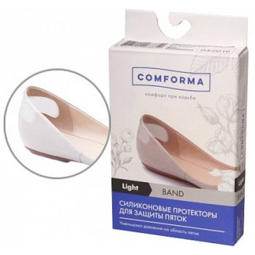 Силиконовые протекторы для защиты пяток Comforma LIGHT BAND арт. C 1415