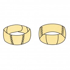 Повязка после отопластики компрессионная арт.201, цвет бежевый