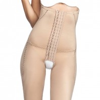 Бандаж женский ниже колен с высоким поясом Elestra арт. 450, бежевый