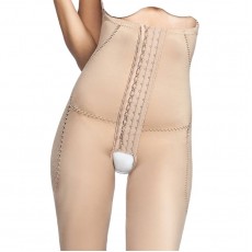 Бандаж женский ниже колен с высоким поясом Elestra арт. 450, бежевый