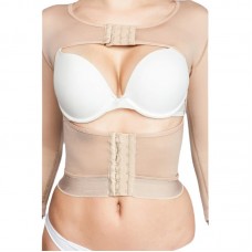 Бандаж женский компрессионный с рукавами Elestra арт. 520, цвет черный