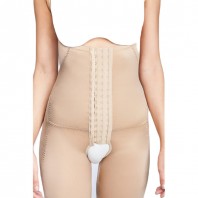 Бандаж женский выше колен с высоким поясом Elestra арт. 400, цвет бежевый