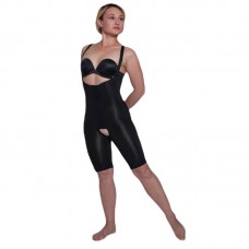 Бандаж женский выше колен с высоким поясом Elestra арт. 400, цвет черный Бандаж женский выше колен с высоким поясом Elestra арт. 400, цвет черный