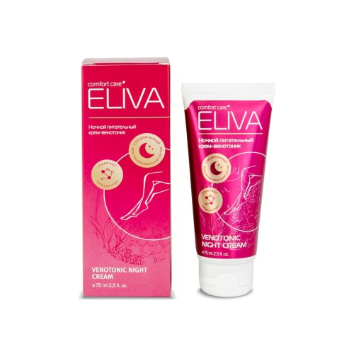 Крем-венотоник для ног ночной ELIVA VENOTONIC NIGHT CREAM арт.010201-eliva
