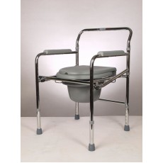 Кресло-туалет складное со спинкой Ergoforce арт. E 0801