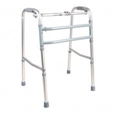 Ходунки складные однокнопочные «шагающие» с регулируемой высотой усиленные Ergoforce арт. Е 2222 (Е 0006)