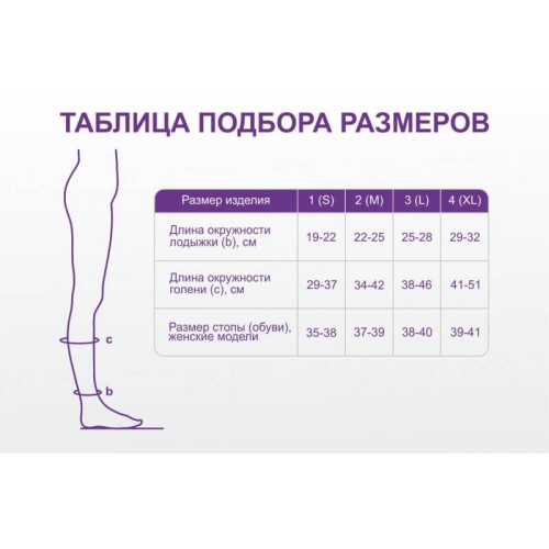 Компрессионные гольфы Интекс 1 класс компрессии "Элеганс" женские арт. ЭГЗ-1к, цвет черный
