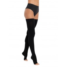 Чулки компрессионные с открытым носком с гладкой силиконовой резинкой 2 класса компрессии по индивидуальным меркам