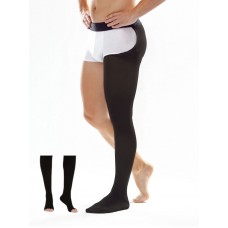 Моночулок с поясом 2 класса компрессии с открытым носком для правой ноги по индивидуальным меркам