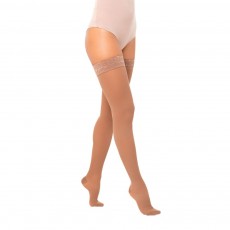 Компрессионные чулки Интекс Fleur с ажурной силиконовой резинкой 1 класс компрессии 2 рост арт. ФЧЖ-2р1к, цвет бежевый
