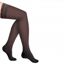 Чулки компрессионные Luomma Idealista с ажурной резинкой на силиконовой основе с закрытым носком 2 класс компрессии рост normal (62-71 см) арт. ID-301T, цвет черный Чулки компрессионные Luomma Idealista с ажурной резинкой на силиконовой основе с закрытым носком 2 класс компрессии рост normal (62-71 см) арт. ID-301T, цвет черный