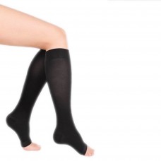 Гольфы компрессионные Luomma Idealista с открытым носком 2 класс компрессии рост Long (40-44 см.) арт. ID-210, цвет черный Гольфы компрессионные Luomma Idealista с открытым носком 2 класс компрессии рост Long (40-44 см.) арт. ID-210, цвет черный