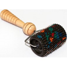 Валик большой игольчатый Ляпко, шаг игл 5,0 мм, цвет коричневый