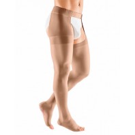 Компрессионный чулок mediven FORTE с застёжкой на талии 2 класса компрессии с открытым носком