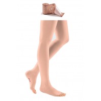 Компрессионные чулки с кружевной силиконовой резинкой mediven COMFORT 2 класса компрессии с открытым носком (AG-72-83 см) арт. CO261, цвет карамель