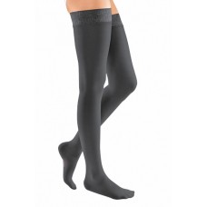 Компрессионные чулки Mediven ELEGANCE женские 1 класса компрессии (AG-72-83 см) с кружевной резинкой арт. 189, цвет черный