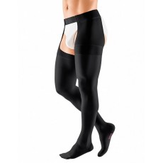 Компрессионный чулок mediven plus с застёжкой на талии на левую ногу 2 класса компрессии (AG-62-71см) арт.210C, цвет бежевый