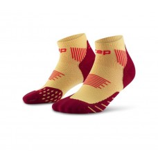 Мужские компрессионные короткие носки CEP арт. C095M-YB, цвет желтый-бордовый Мужские компрессионные короткие носки CEP арт. C095M-YB, цвет желтый-бордовый