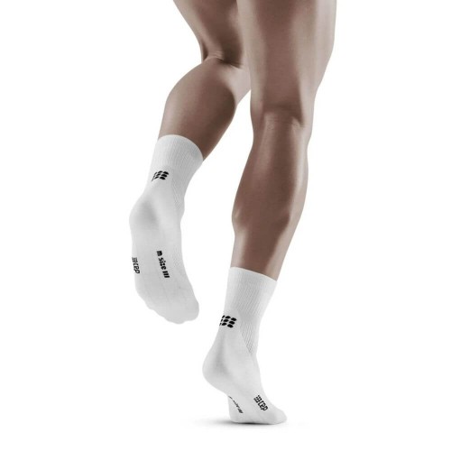 Мужские компрессионные  носки CEP CLASSIC для бега арт. C102CM-0, цвет белый