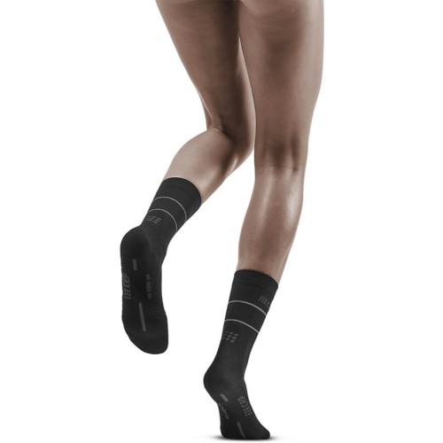 Женские компрессионные носки CEP Reflective арт. C103RW-5, цвет черный