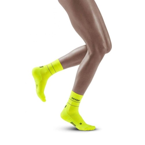 Женские компрессионные носки CEP Reflective арт. C103RW-Y, цвет желтый