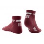 Женские компрессионные короткие гольфы CEP арт. C094W-B, цвет бордовый