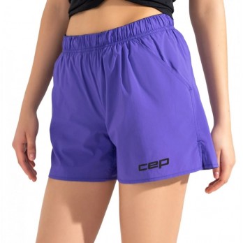 Женские шорты CEP Core Run для спорта арт. CT45W-P, цвет фиолетовый