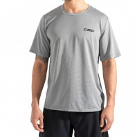 Мужская футболка CEP Core Run с коротким рукавом для бега арт. CT80M-2, цвет серый