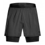 Мужские ультралегкие шорты CEP 2 в 1 арт. CU48M-5, цвет черный Мужские ультралегкие шорты CEP 2 в 1 арт. CU48M-5, цвет черный