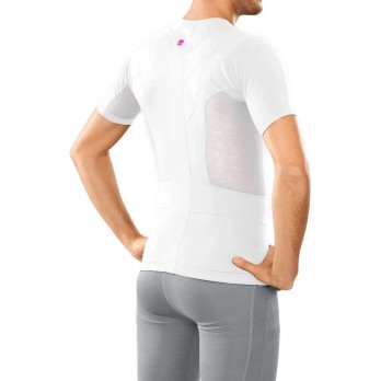 Мужской корректор осанки «Функциональная футболка medi Posture plus comfort» арт. GM30-7, цвет белый