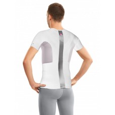 Мужской корректор осанки усиленный «Функциональная футболка medi Posture plus force» арт. GM31-7, цвет белый