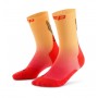 Женские компрессионные высокие спортивные носки CEP Gradient арт. C10EW-RY, цвет красный-желтый