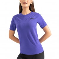 Женская ультралёгкая футболка с короткими рукавами CEP Core Run Ultralight арт. C801W-P, цвет фиолетовый
