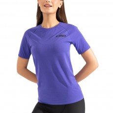 Женская ультралёгкая футболка с короткими рукавами CEP Core Run Ultralight арт. C801W-P, цвет фиолетовый