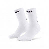Мужские компрессионные спортивные носки CEP Core Run Mid Cut арт. C105M-0, цвет белый