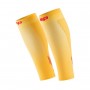 Женские компрессионные ультратонкие гетры CEP Core Run Calf Sleeve арт. C305W-YB, цвет желтый-бордовый