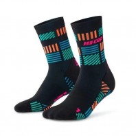 Женские компрессионные носки CEP арт. C10L2W-54, цвет черный-розовый