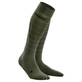 Мужские компрессионные гольфы CEP Reflective арт. C123RM-DG, цвет болотный