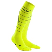 Женские компрессионные гольфы CEP Reflective арт. C123RW-Y, цвет желтый