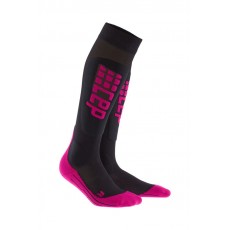 Женские компрессионные гольфы CEP RACE арт. C23W-54, цвет черный-розовый