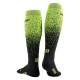 Женские компрессионные гольфы CEP Snowfall арт. C283W-5G, цвет черный-зеленый