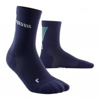 Женские компрессионные ультратонкие носки CEP для бега арт. C2UUW-3S, цвет синий-голубой