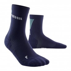 Мужские компрессионные ультратонкие носки CEP для бега арт. C2UUM-3S, цвет синий-голубой