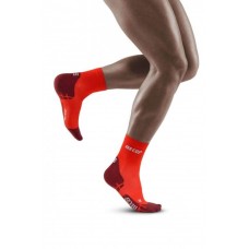 Мужские компрессионные ультратонкие носки CEP для бега арт. C2UUM-R, цвет красный