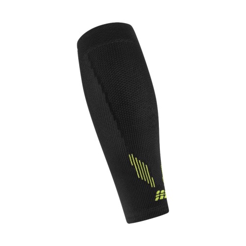 Женские компрессионные ультратонкие гетры CEP Core Run Calf Sleeve арт. C305W-5Y, цвет черный-лайм