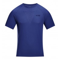 Мужская ультралёгкая футболка с короткими рукавами CEP Core Run Ultralight арт. C801M-3, цвет синий
