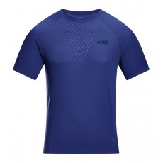 Мужская ультралёгкая футболка с короткими рукавами CEP Core Run Ultralight арт. C801M-3, цвет синий