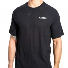 Мужская ультралёгкая футболка с короткими рукавами CEP Core Run Ultralight арт. C801M-5, цвет черный Мужская ультралёгкая футболка с короткими рукавами CEP Core Run Ultralight арт. C801M-5, цвет черный